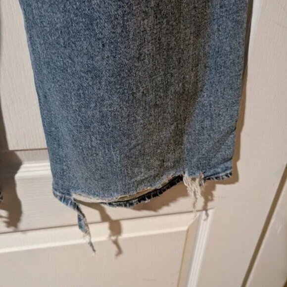 NEW AE | Stretch Curvy Super High-Waisted Baggy Straight Jean - Picture 12 of 12